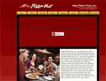 Tablet Screenshot of highplainspizza.com